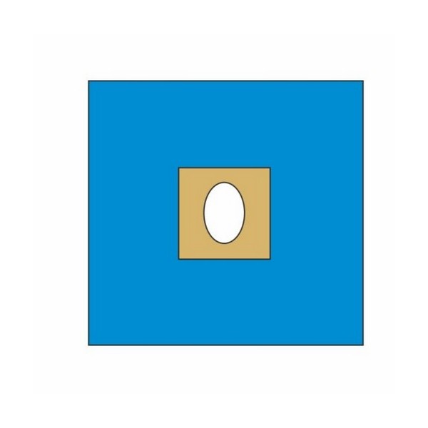 Serweta z otworem samoprzylepnym100x100 cm otwór 20x30 cm