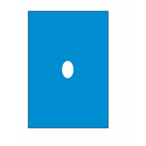 Serweta z otworem 2SBL 100x150 cm otwór owalny 6x8 cm