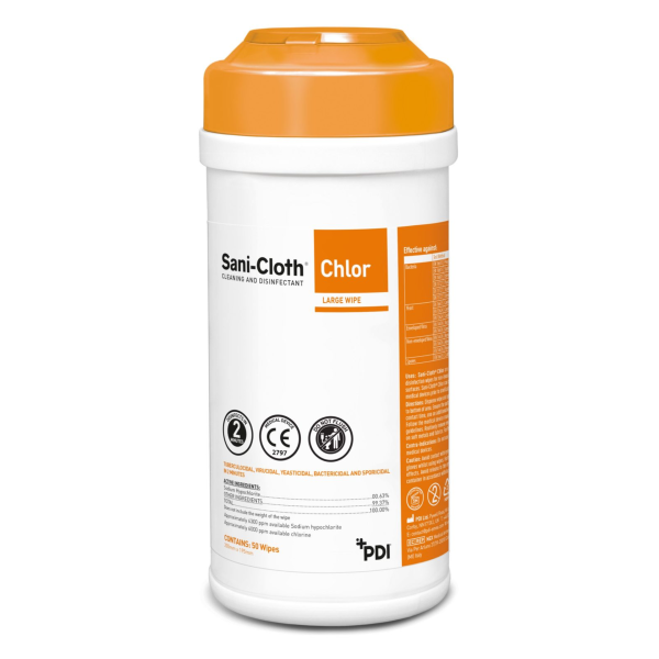 Chusteczki do dezynfekcji małych i dużych powierzchni oraz sprzętu medycznego.