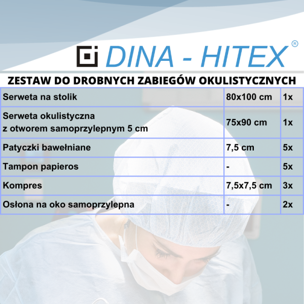 Zestaw do drobnych zabiegów okulistycznych