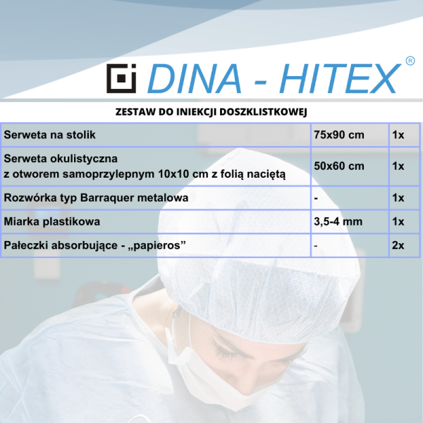 ZESTAW DO INIEKCJI DOSZKLISTKOWEJ