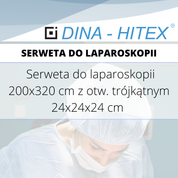 Serweta do laparoskopii