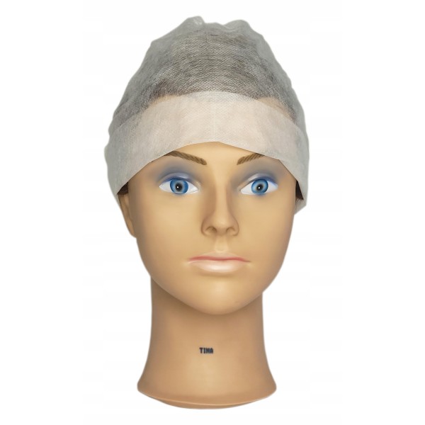 Czepki wiązane z włókniny