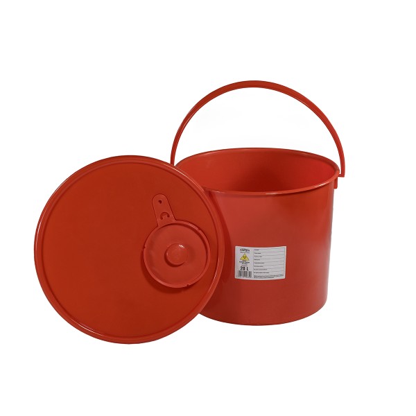 Pojemnik na odpady medyczne 20,0 l czerwony