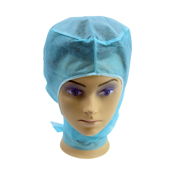 Czepek chirurgiczny jednorazowy niebieski