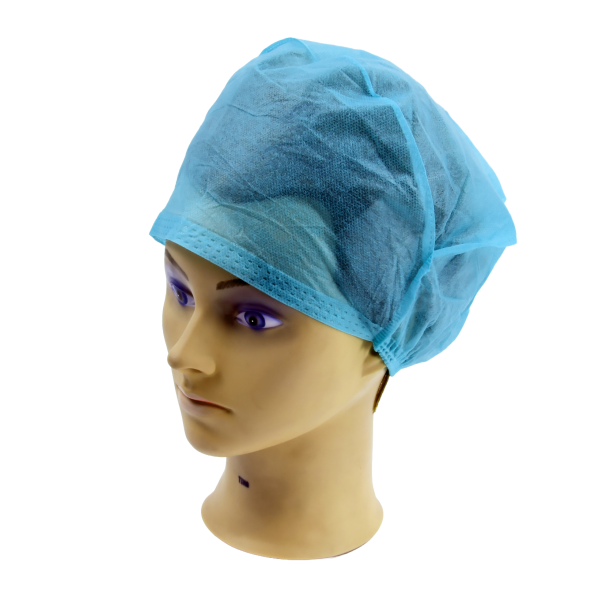 Furażerka na gumkę niebieska