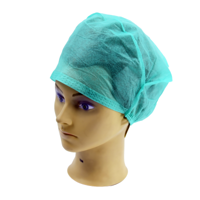 Furażerka na gumkę zielona