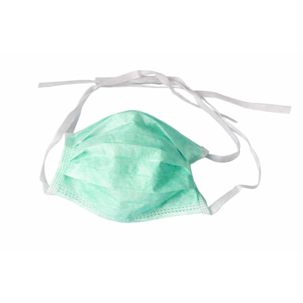 Maska chirurgiczna z trokami włókninowa trójwarstwowa