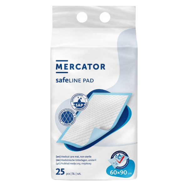 Podkład chłonny medyczny 60x90 cm z warstwą absorpcyjną
